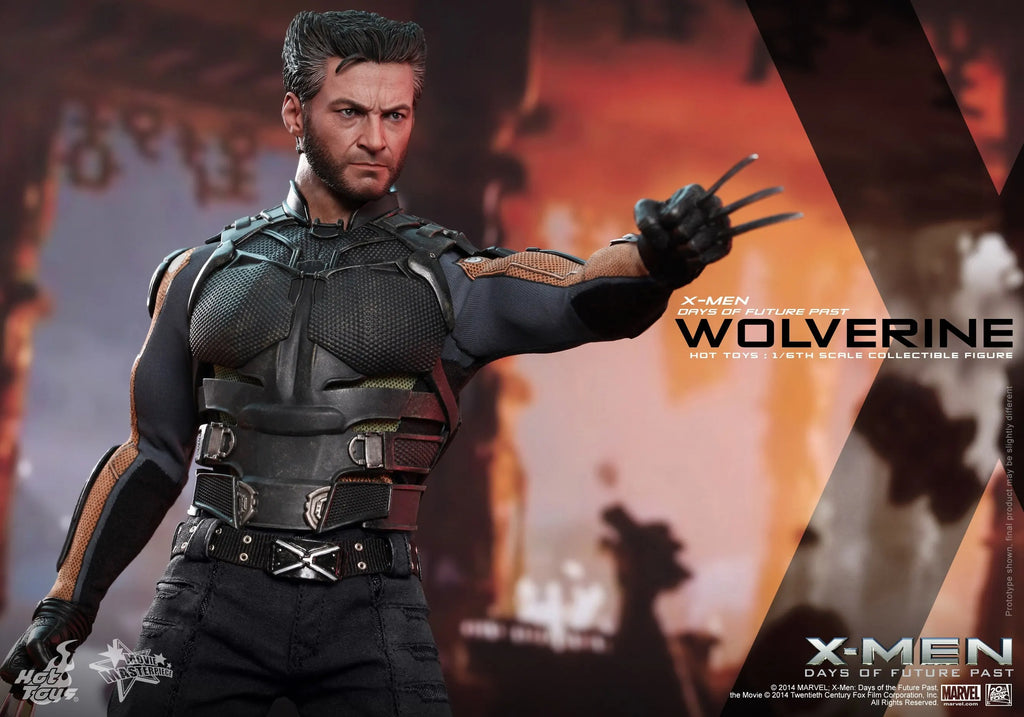 Hot Toys Movie Masterpiece 1/6 Scale Marvel Wolverine X-Men Days of Future Past Sammel-Actionfigur MMS264