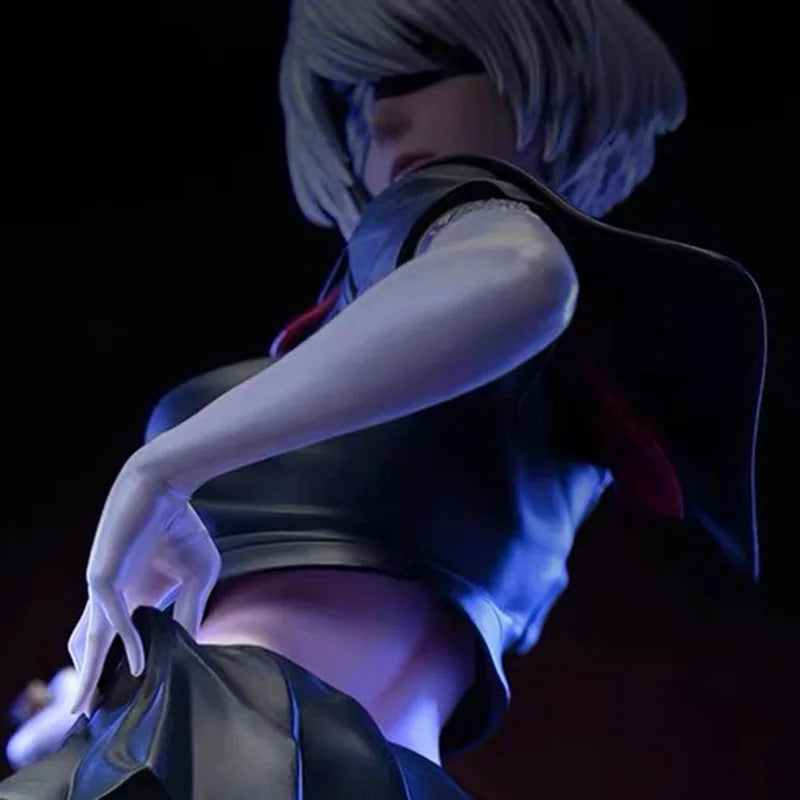 Nier:Automata Anime Figure Yorha No. 2type B Figures 2b Figurine Pvc Mechanical Life Forms Statue Doll Model Customized Toy Gift