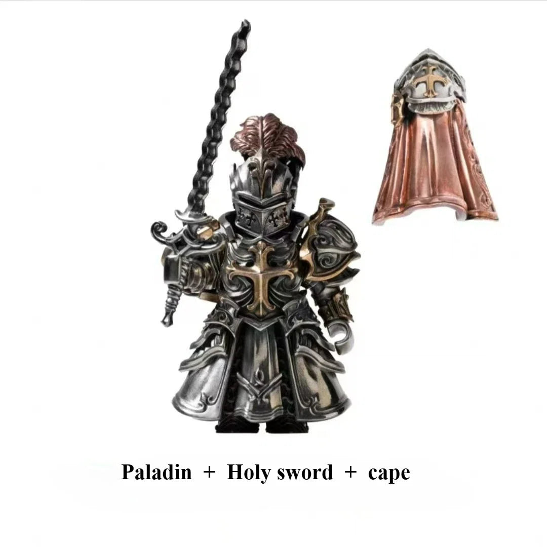 Paladin Magnetic Detachable Metal Figurine Desktop Decoration Copper Pendant Handle Figurine small gifts and souvenirs