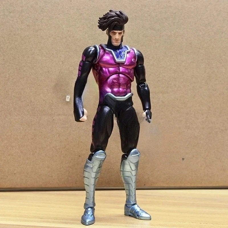 CT Toys X-Men Gambit Action Figure 17cm Movable PVC Collection COMIC Ver. Mafex 131 X Men Remy Etienne LeBeau Figurine Model Toy