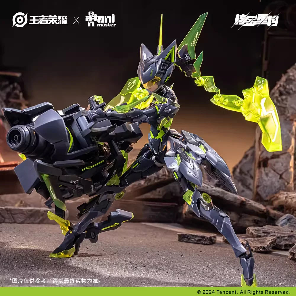 In Stock AniMester Nuclear Gold Reconstruction Sun Shanghai 1/12 Assembly Model Mobile Suit Girl Anime Action Figure Collection
