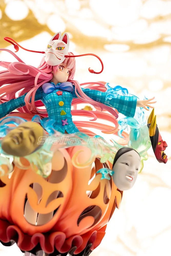 【SF】In Stock QuesQ Touhou Project Hata No Kokoro 1/8 Scale Figures Original Model Collection