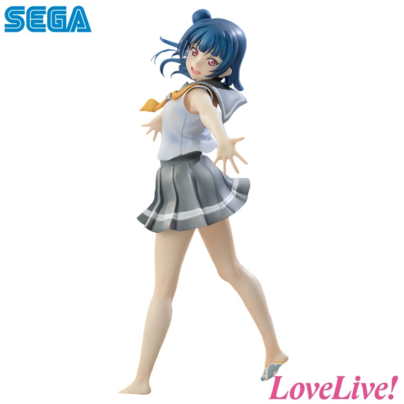 In Stock Sega Original Lovelive! Tsushima Yoshiko Action Figure Model Doll Brand New Boxed Toys Model Garage Collectible
