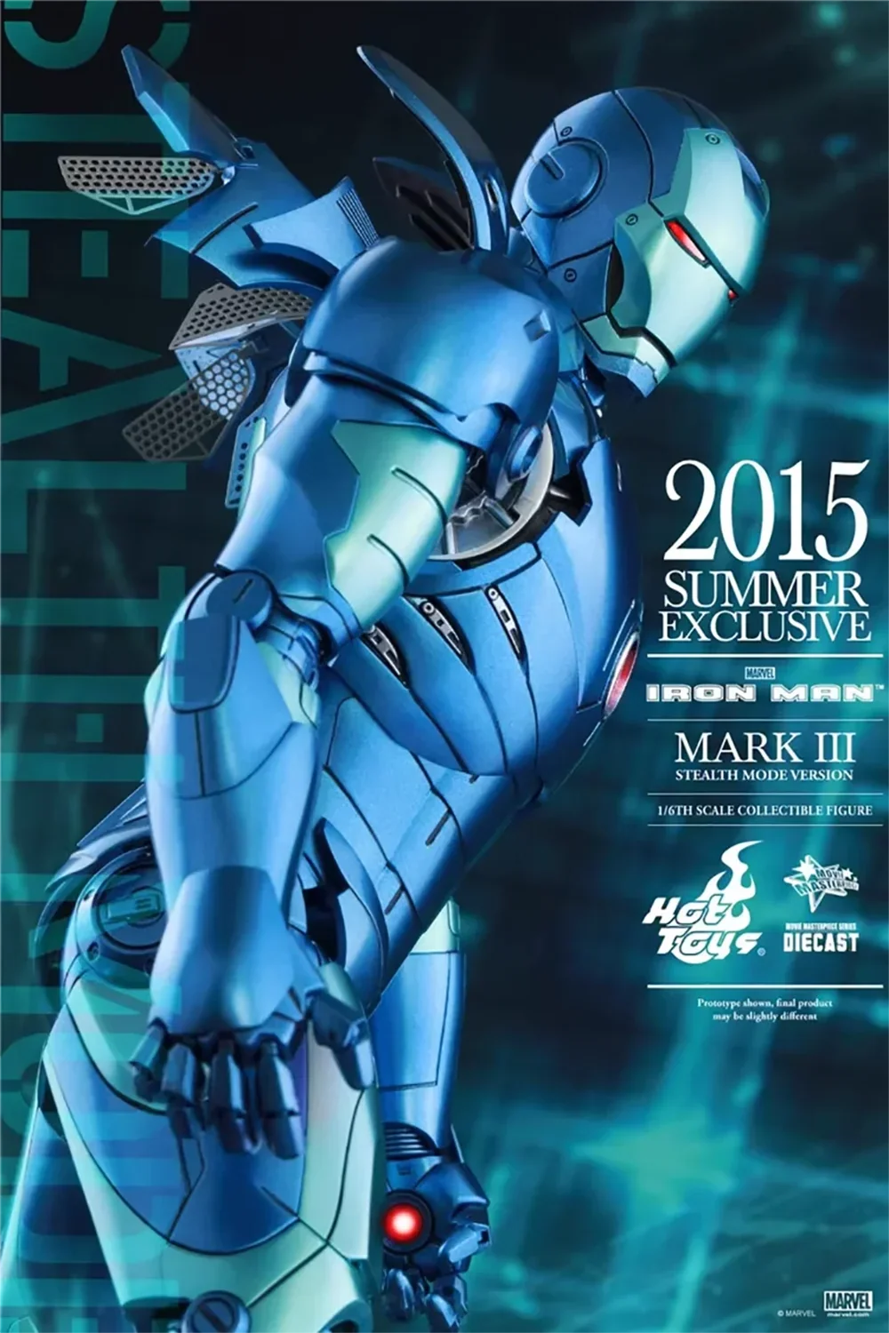 Hot Toys MMS314D12 Iron Man 1/6th scale Mark III (Stealth Mode Version) Action Figure Model Toys 33CM Collection Ornament Gift
