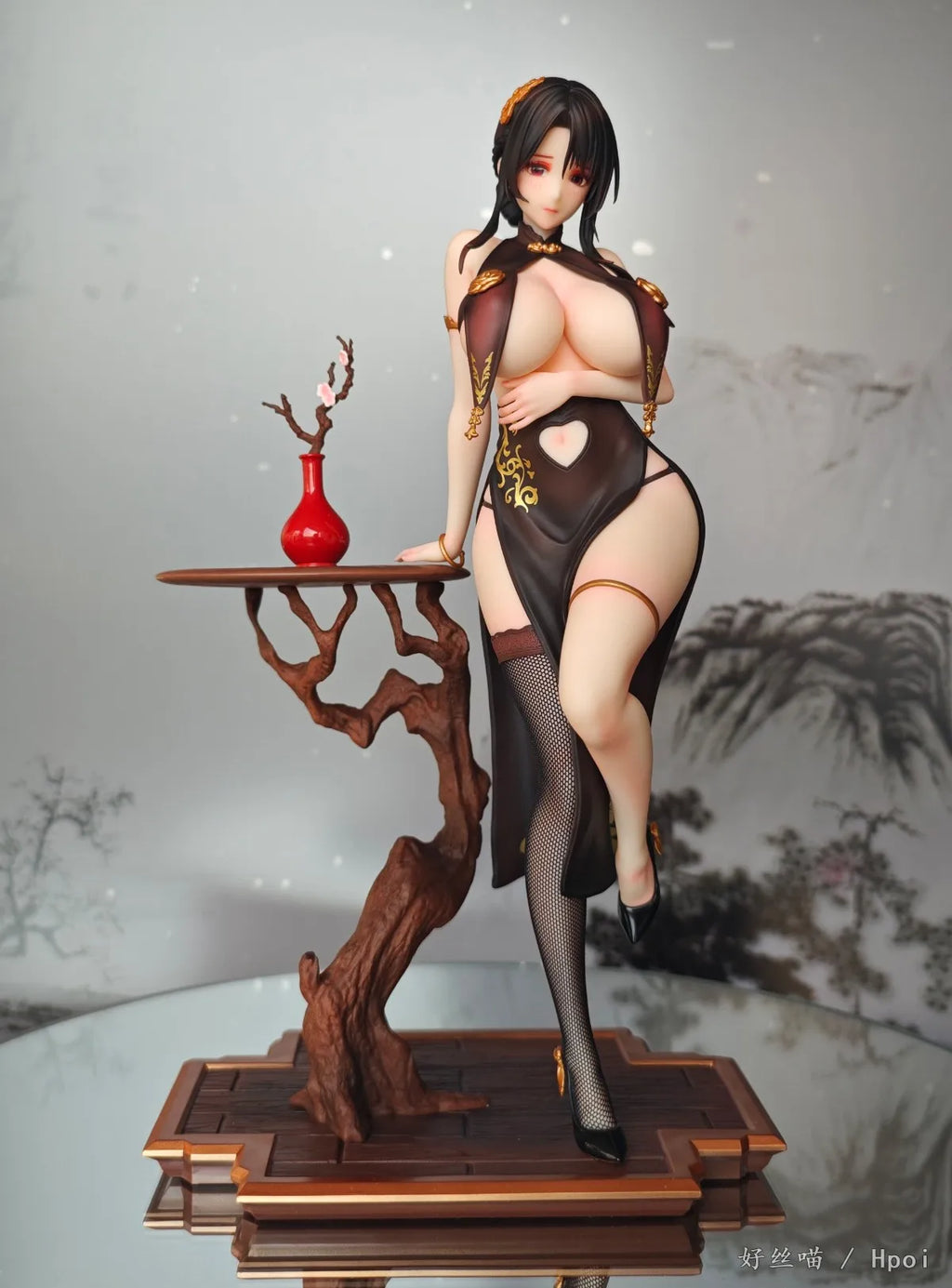 TYCTOYS Genuine BearPanda 28cm You Feng Lai Yi 1/6 With Cheongsam Anime Figure Beautiful Girl Model Toys For Fans