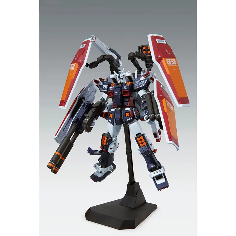 Bandai Original MG Full Armor Gundam FA-78 1/100 Anime Action Figure Assembly Model Toys Gifts For Children Collectibles Hobby