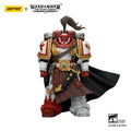 【Vorbestellung】JOYTOY Warhammer 40K White Scars Hibou Khan, Sucher der Sühne 1/18 Actionfigur Modell Spielzeug