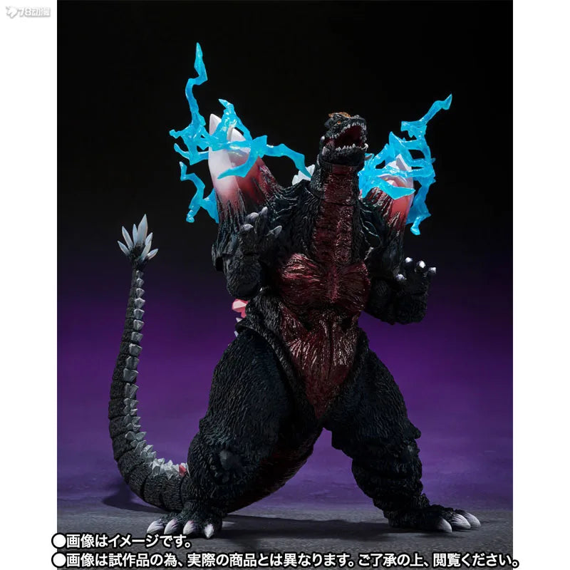 BANDAI Original S.H.MonsterArts Space Godzilla Anime Action Figures Toys for Boys Christma Gift Collectible Model Ornaments