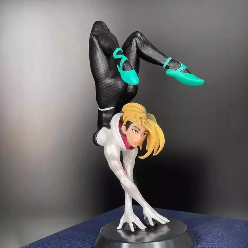 18cm Spidergwen Figure Spider Girl Anime Figure Movie Role Gwen Action Figurine Collectible Toys Decoration Pvc Model Doll Gifts