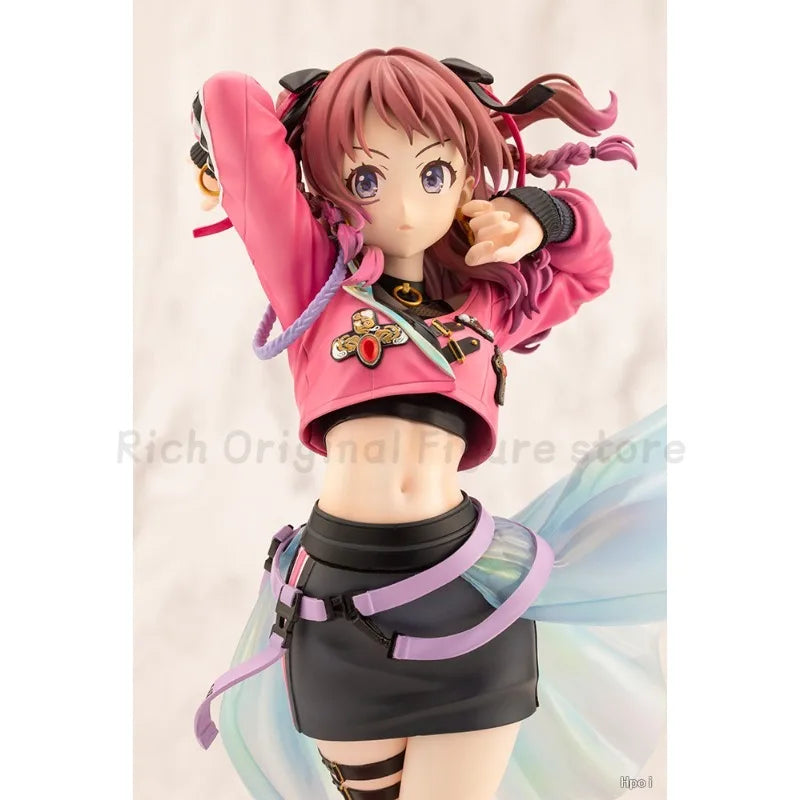 【Pre-sale】Original KOTOBUKIYA Gakuen IDOLM@STER Saki Hanami -Fighting My Way-1/7 Anime Figure Model Toys Ornaments