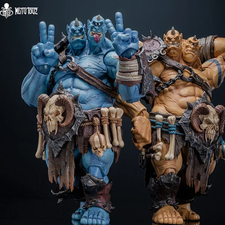25cm New MetyToys Original Limited Edition Skull RollerOgrus Ogre Mobile Orc Pvc GK Model Toy Figurine GiftCollect Ornaments