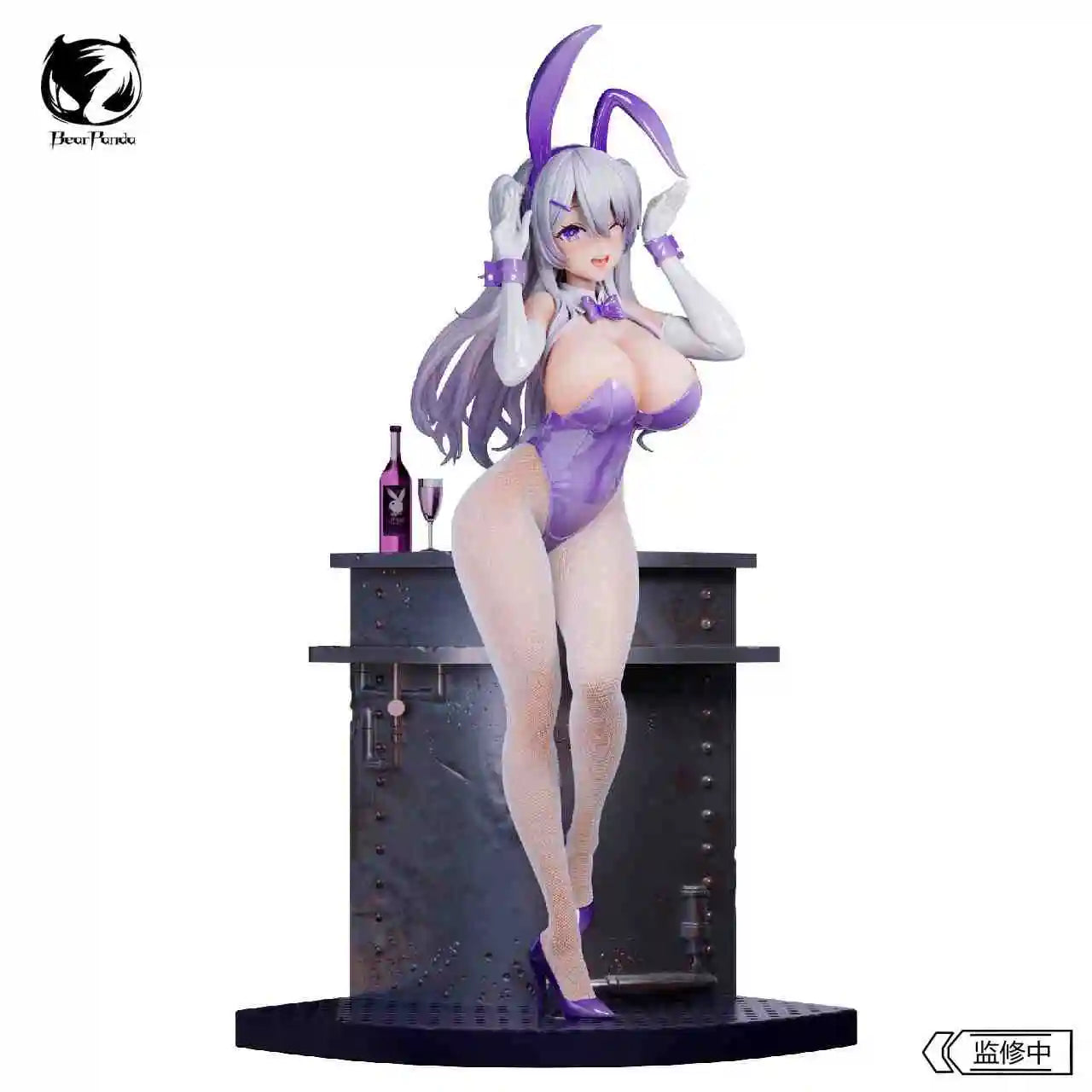 Bearpanda Bunny Girl Asanagi Rin Xiya Temperature Paint 3d Crystal Eye Kawaii Garage Kit Creative Scene Model Classic Anime Toys