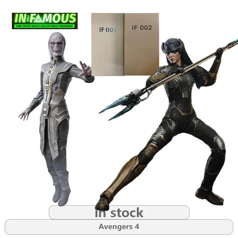 IN-FAMOUS Original Avengers 41\6 Actionfiguren-Serie Space Wizard Umu Throat\IF001\IF002 Actionfiguren-Modellspielzeug Bewegliches Modell
