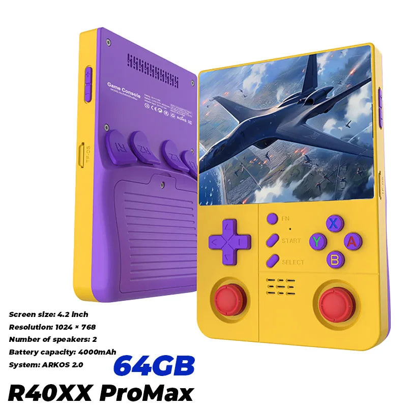 FUNKIDDY Retro Handheld Game Console R40XX pro Max Wi-Fi Compatible R36XX 20000+ Games Player Gift for Boys And Friends