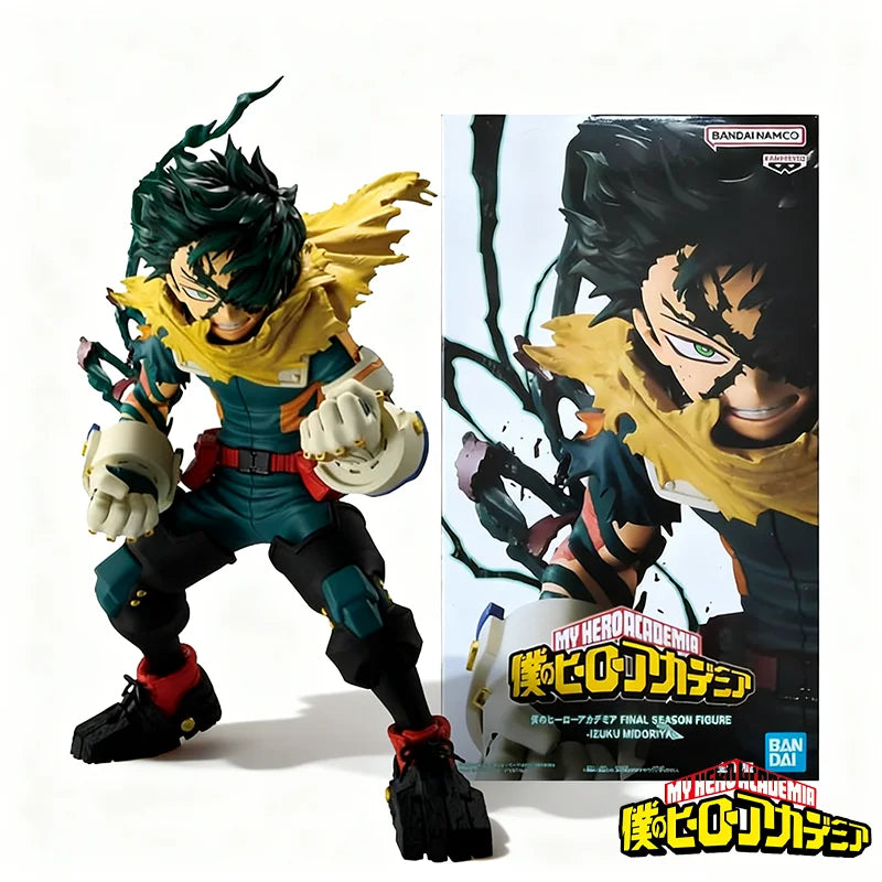 In Stock Bandai Original Banpresto My Hero Academia Final Season Izuku Midoriya Figures Anime Statues Action Doll Kids Toys Gift