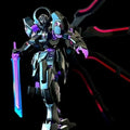 Schwarzette Neon Purple MDX-0003 HG 1/144 Assemble The Model Action Figures Desktop Decoration Children'S Toys Gift Collectible