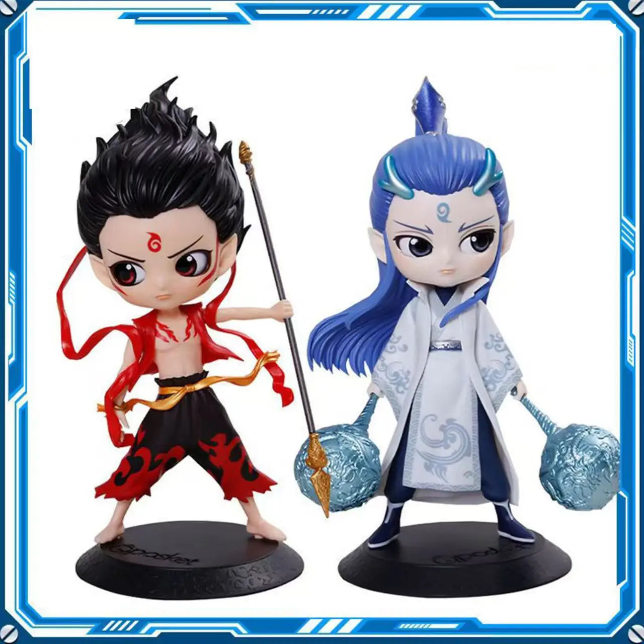 Hot Sale Anime Nezha The Demon Child Ne Zha Aobing Cartoon Toy Cartoon Action Figures Model Ornaments Kids Birthday Gifts