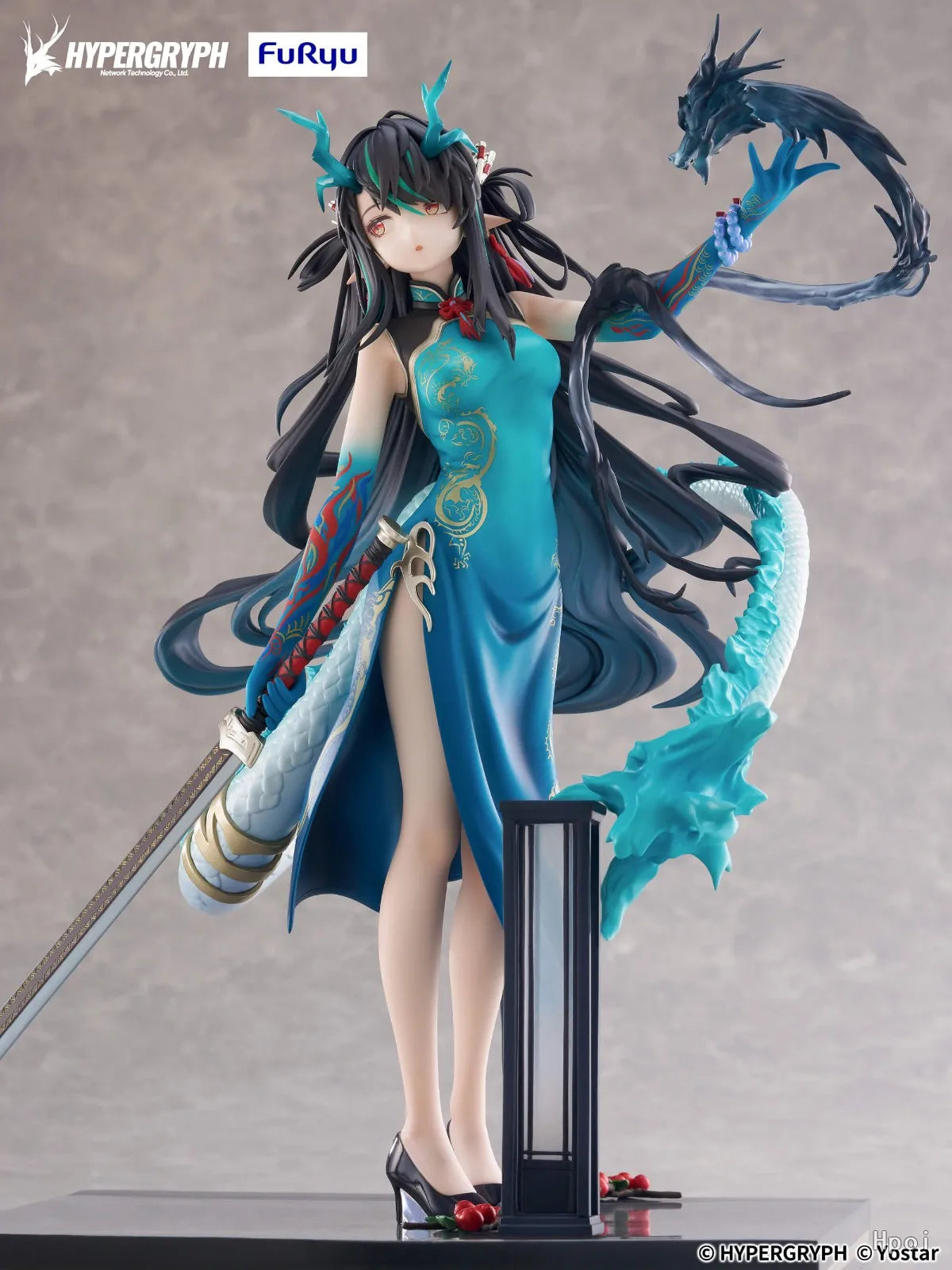 F:NEX Original Arknights Series Dusk\Evening Stained with Dust and Smoke Not Movable Figure Statue Model Toys Gifts Fo Boys