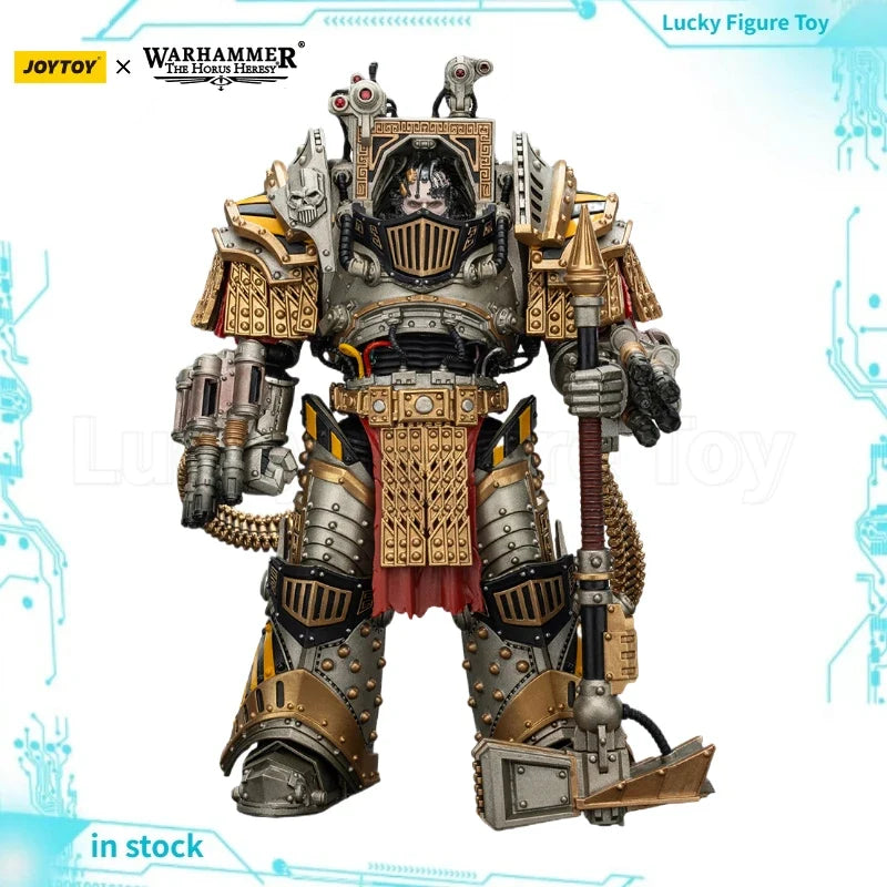 【Original 】JOYTOY Warhammer "The Horus Heresy" Iron Warriors Perturabo, Primarch of The LVth Legion 1/18 model toys