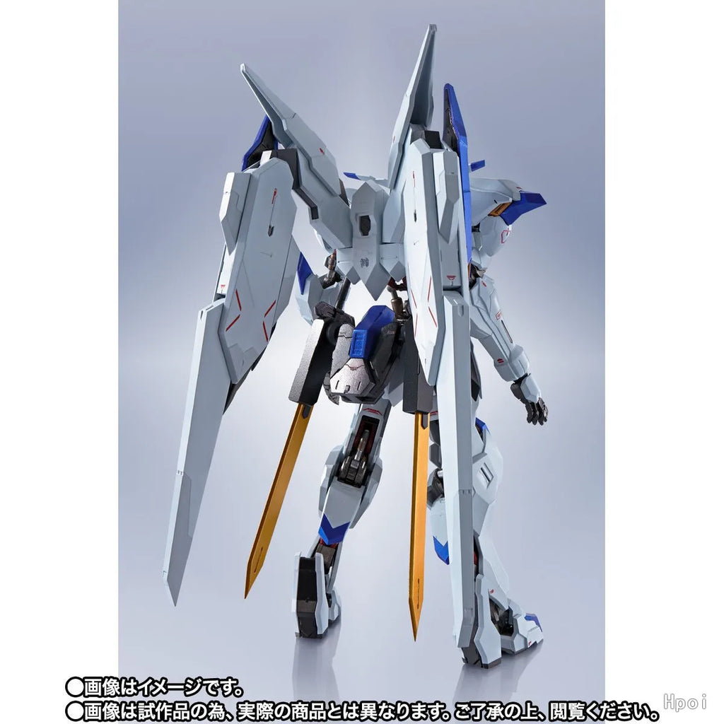 BANDAI Original METAL ROBOT SPIRITS ＜SIDE MS＞ASW-G-01 Gundam Bael Mech Product Figure Toys for Boy Gift Collectible Ornaments