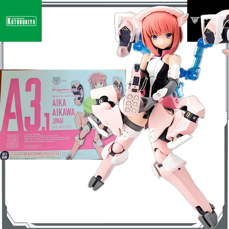 Kotobukiya Original MEGAMI DEVICE SUGUMI KANAGATA&AIKA AIKAWA JINAI Anime Action Figure Assembly Model Toys Model Gifts for Boys