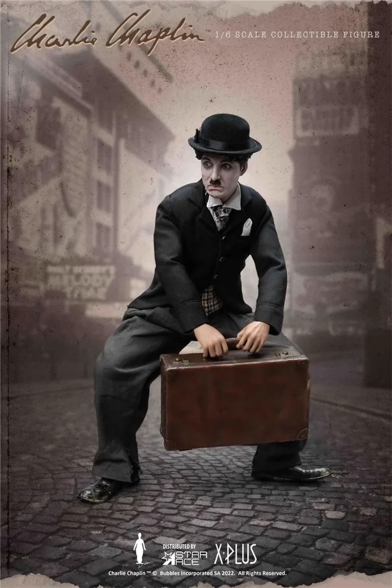 Original Star Ace Toys SA0109/110 1/6 World Comedy Master Charles Chaplin Action Figure Model Toys Collection Scene Ornament30CM