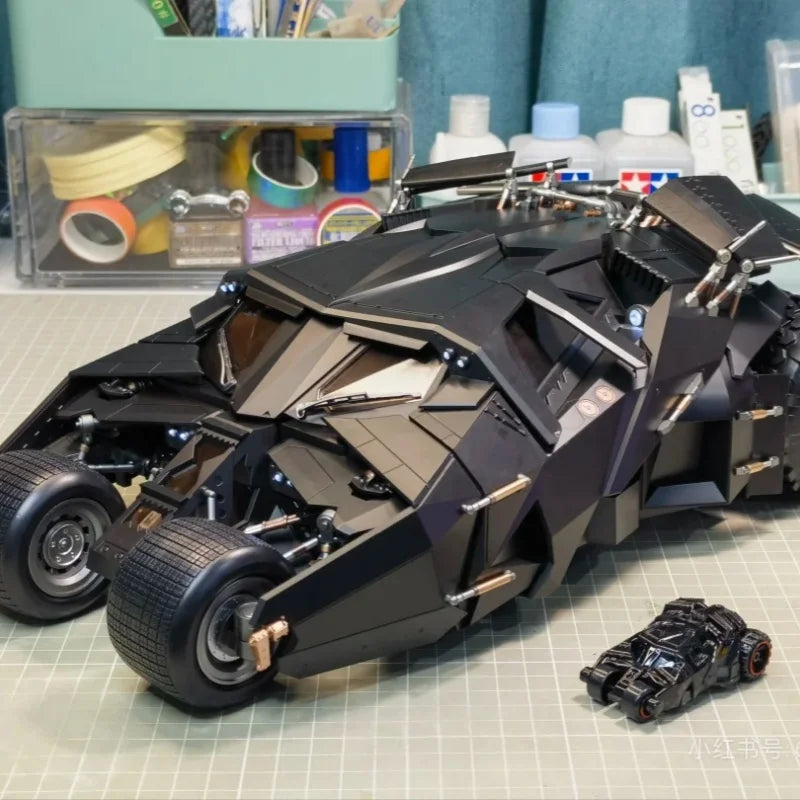 Modoking 1/12 The Dark Knight Batman The Tumbler & The Batpod Assembling Movable Model Toy Gifts