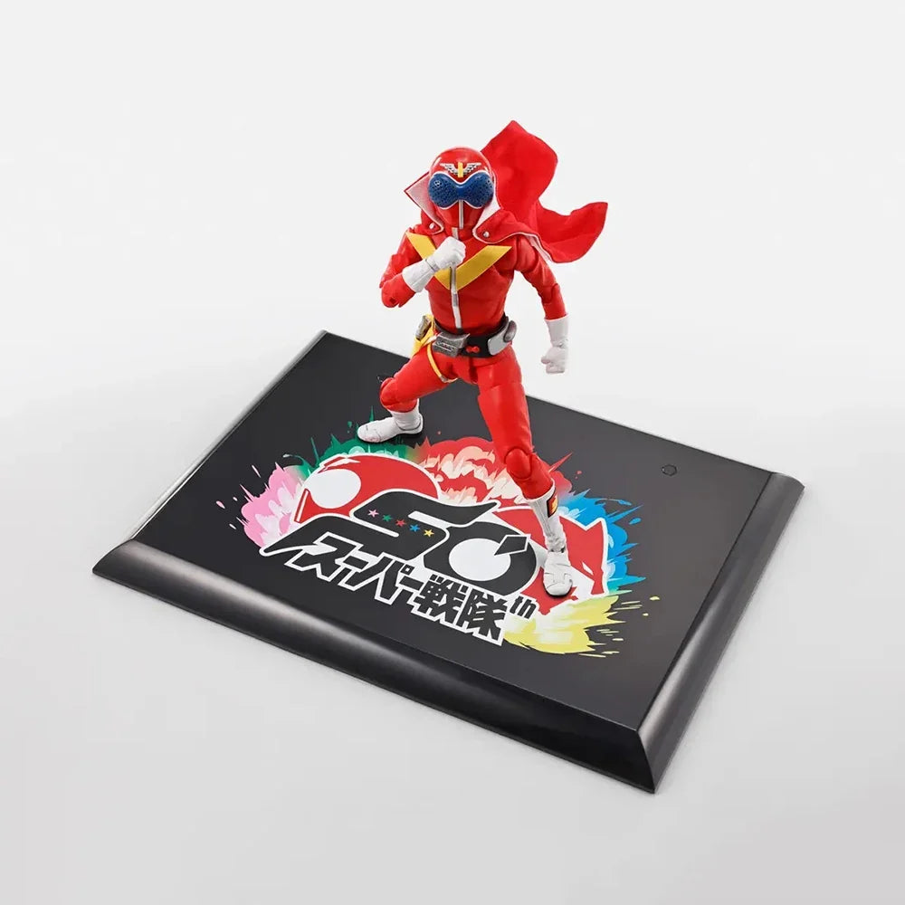 BANDAI S.H.Figuarts (SHINKOCCHOU SEIHOU) Akarenger Super Sentai 50th Anniversary Ver. (First press limited pedestal included)