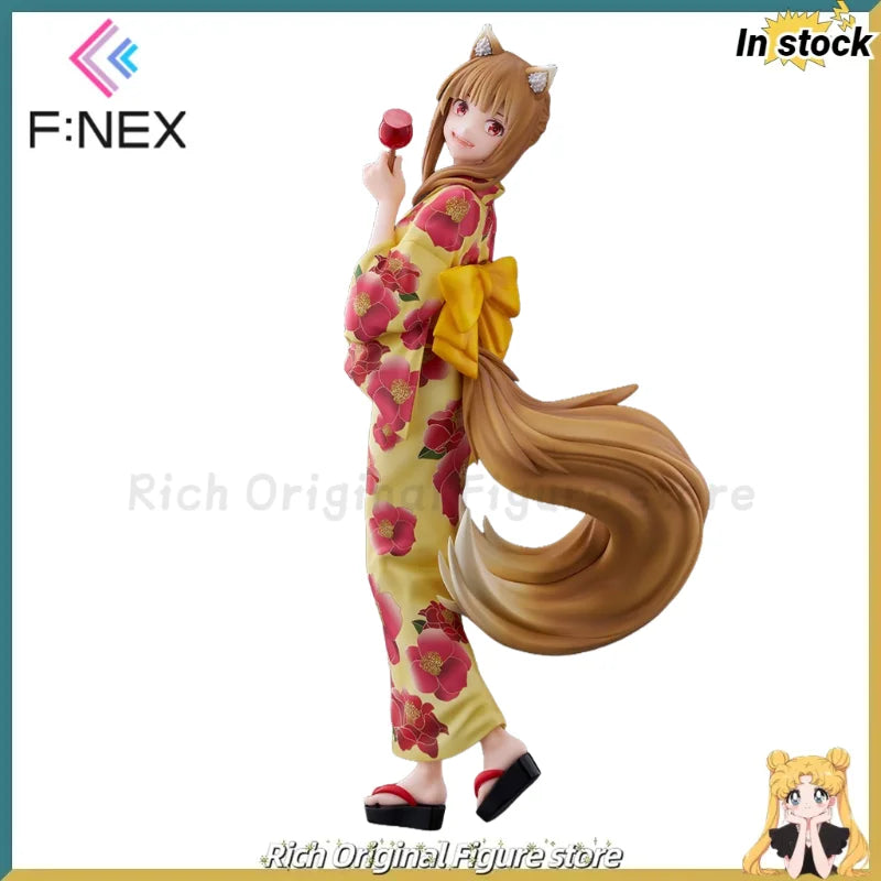 Original in Stock F:NEX MERCHANT MEETS THE WISE WOLF Holo BathrobeVER. Toys Statue Model Doll Ornaments Gift Figure Collection