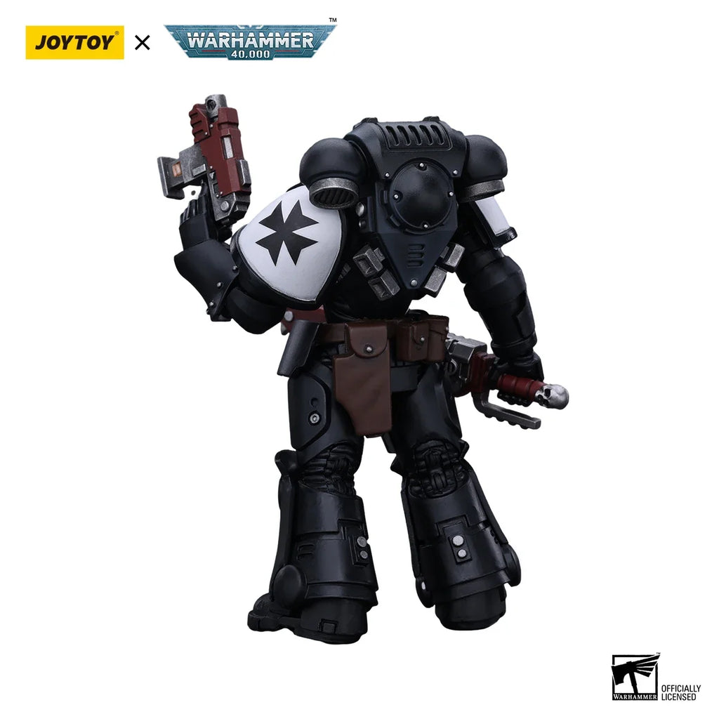 JOYTOY Warhammer 40K 1/18 Action Figure Space Marines Black Templars Outriders Brother Valtus Anime figures Toys Model