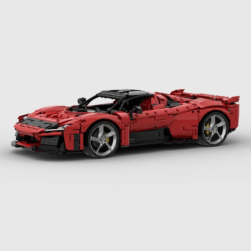 Super Sports Car Moc Building Bricks F80 Champion Speed Cars Model Building Technology Modular Block DIY Toy Holiday Gifts