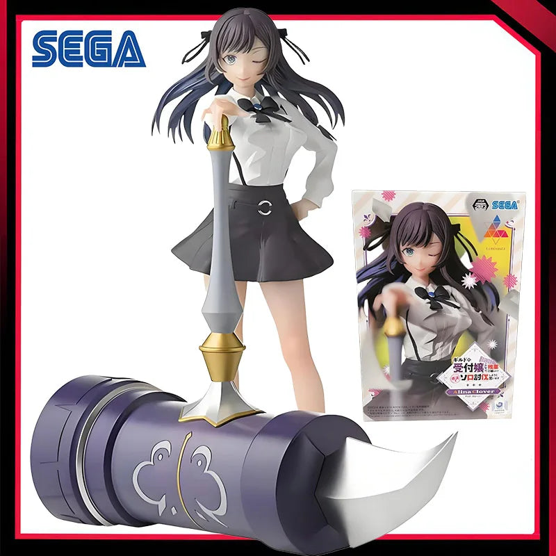 IN Stock Original SEGA Luminasta Alina Clover 15Cm Action Figure PVC Model Collectible Toys Genuine Kawaii Doll Gift Ornament