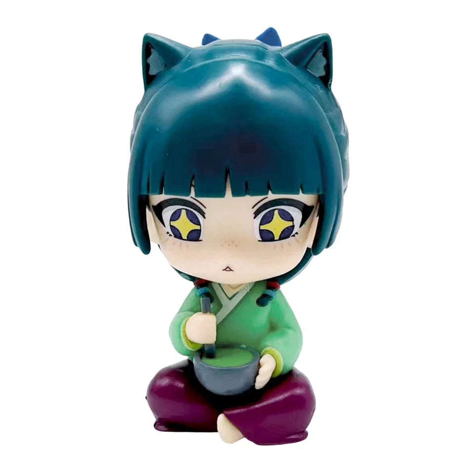 Q Version The Apothecary Diaries Maomao Jinshi Mini Figure Anime Periphery Kawaii Sitting Toys Desktop Car Ornaments Model Gifts