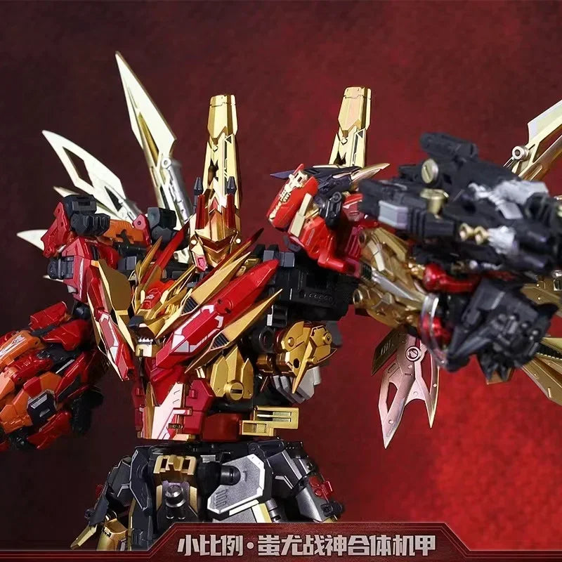 In Stock Cang-toys Chiyou mini CY-MINI Predaking Combiners 6-in-1 Small Scale Chiyou Action Figures Robot Toy