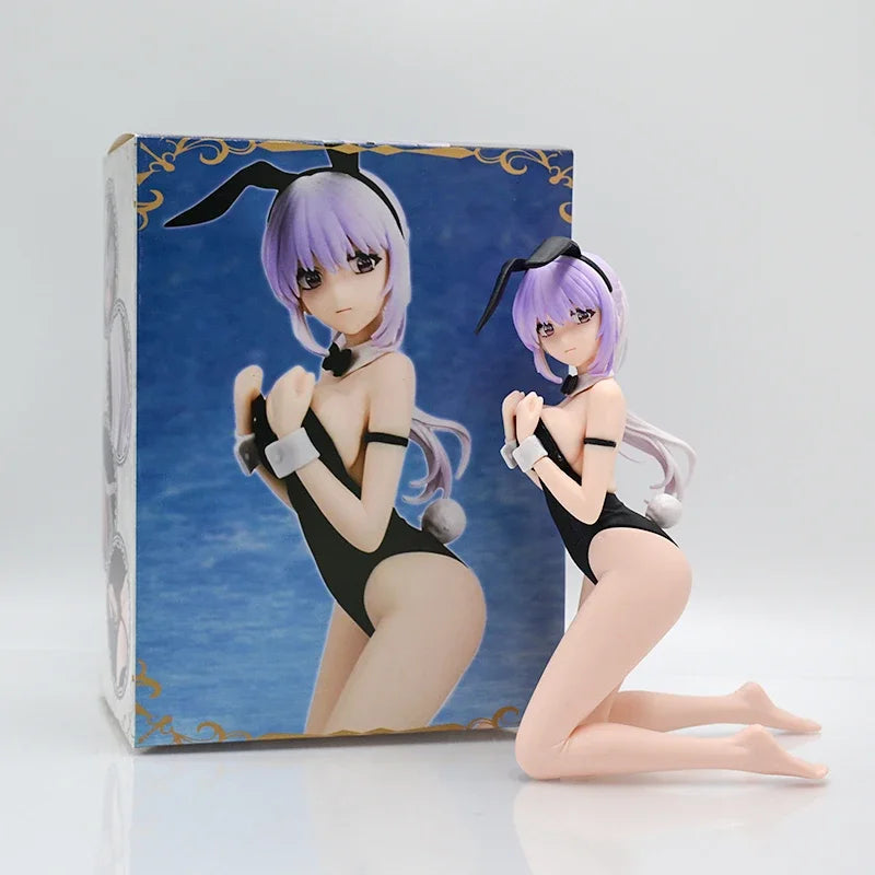 29cm Ikomochi Original Character Black Bunny Aoi Anime Girl Figure White Bunny Natsume Action Figure Adult Sexy Model Toys Gifts
