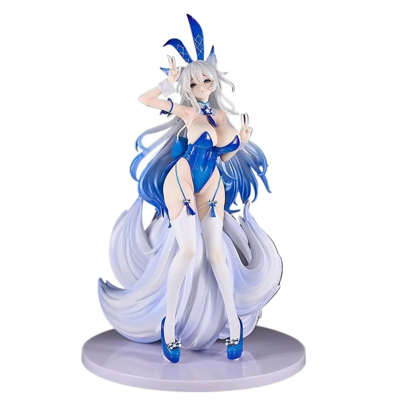 28cm Azur Lane Shinano Luminous Moon Dream Entanglement Bunny Girl GK Statue Highly Detailed Anime Desktop Display Model