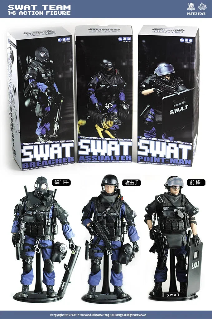 Brand New In Stock  ASSUALTER Special Soldier Action Figure 1/6 Scale SWAT Soldiers Army Model 12inch Full Set Toys Ornament