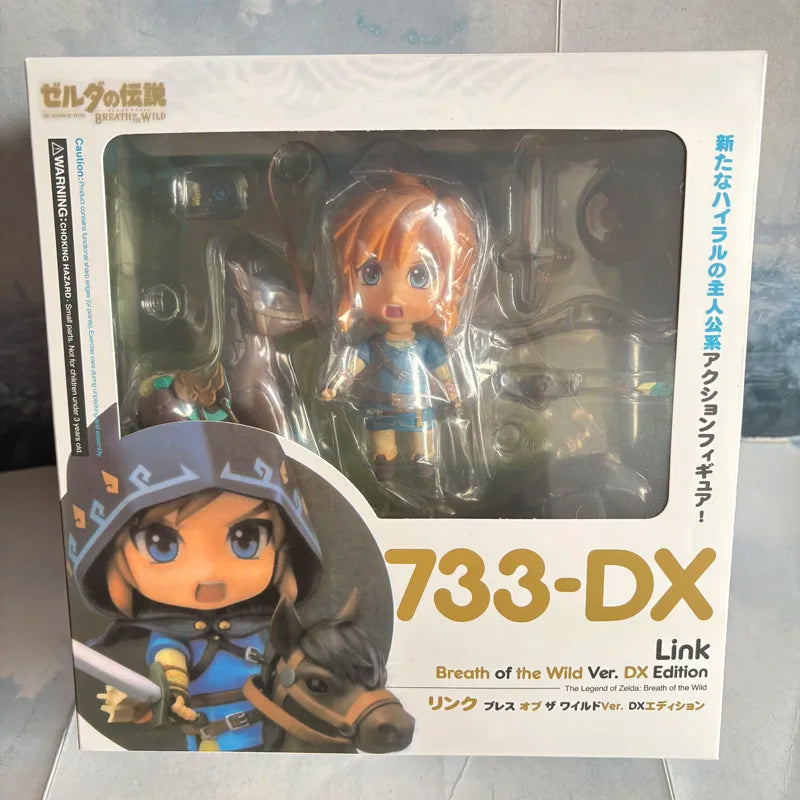 733-DX Game The Legend of Zelda Link Breath of the Wild Ver. PVC 733-DX Ver Edition Deluxe Version Link Action Movable Toys