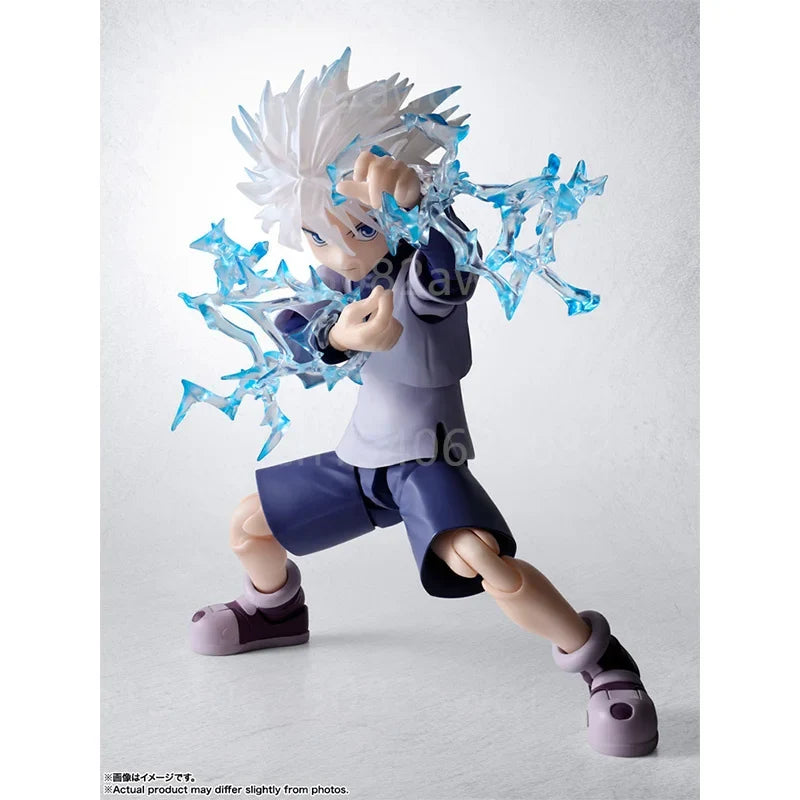 SHFiguarts Hunter x Hunter Killua Zoldyck Action Figure Gon Freecss Combo SHF Anime Collectibles In Stock Gift Toys KO Model