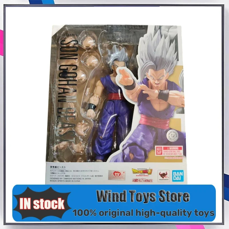 In 100% Original Stock Bandai S.H.Figuarts Dragon Ball Z Son Gohan Beast PVC Anime Collection of Model Figures Model Toys
