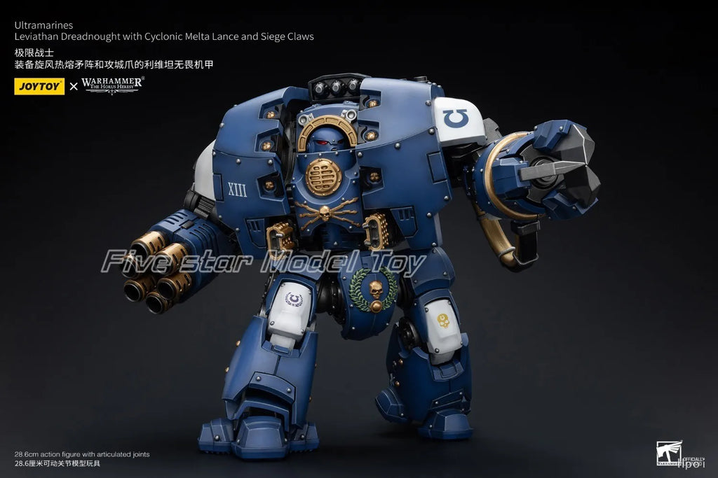 【FS】JOYTOY Warhammer 40K Scale 1/18 Action Figures Ultramarines Leviathan Dreadnought Models Toys Gifts