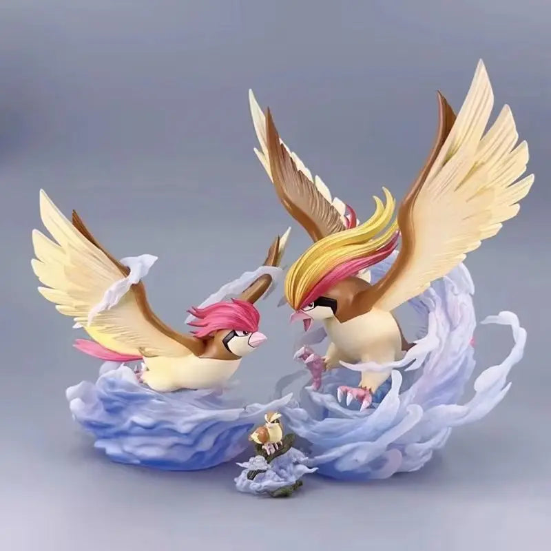 In Stock 1/20 Pidgeot Pidgey Anime Figures Pidgeotto Figurine Pvc Statue Collection Room Decoration Model Custom Toys Gifts
