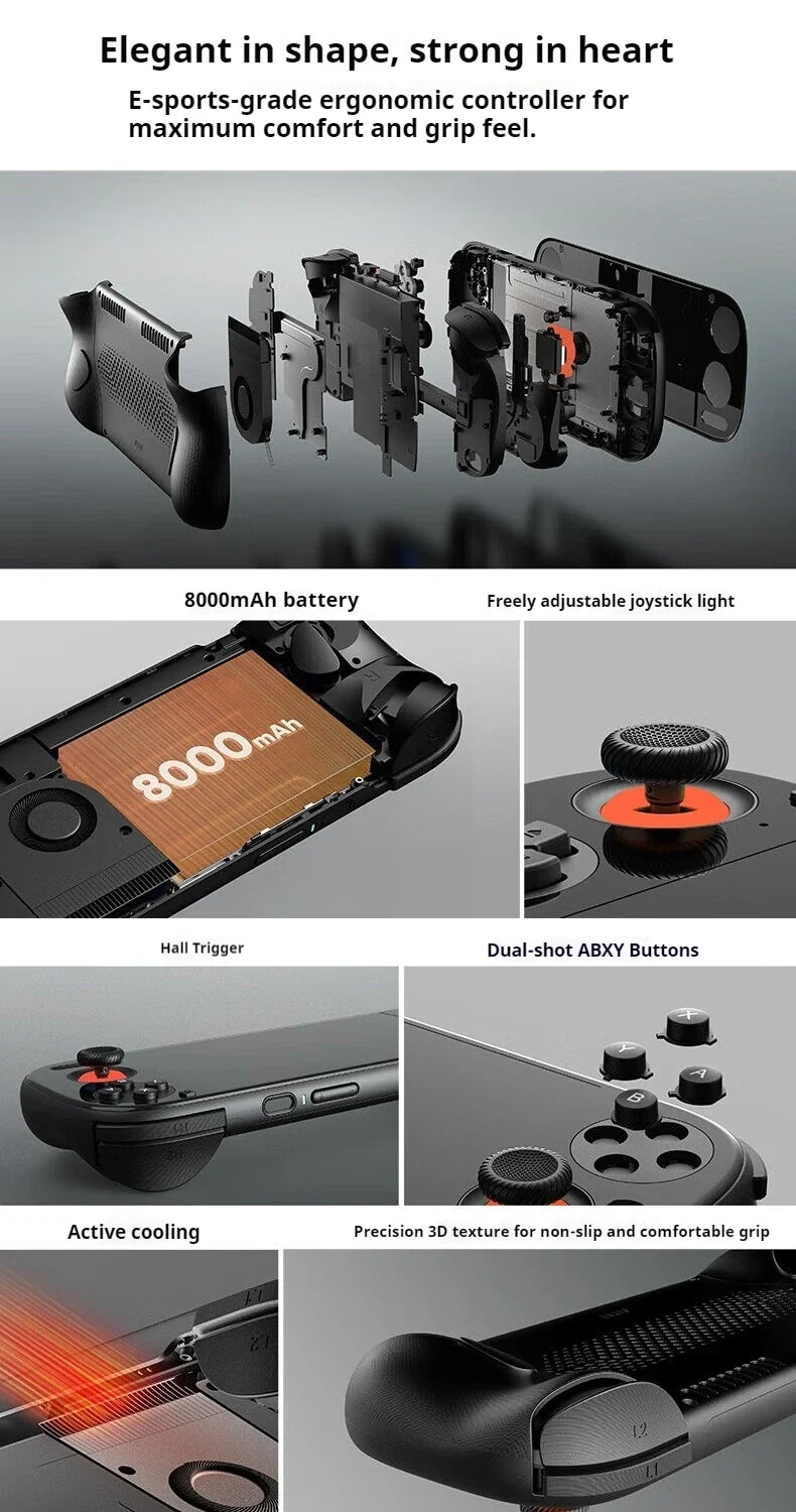 Pre-sale AYN Odin3 Handheld Game Players Qualcomm 8 Elite 6inche AMOLED 120Hz 8000mAh Game Console Hall Joystick 8000mAh Android