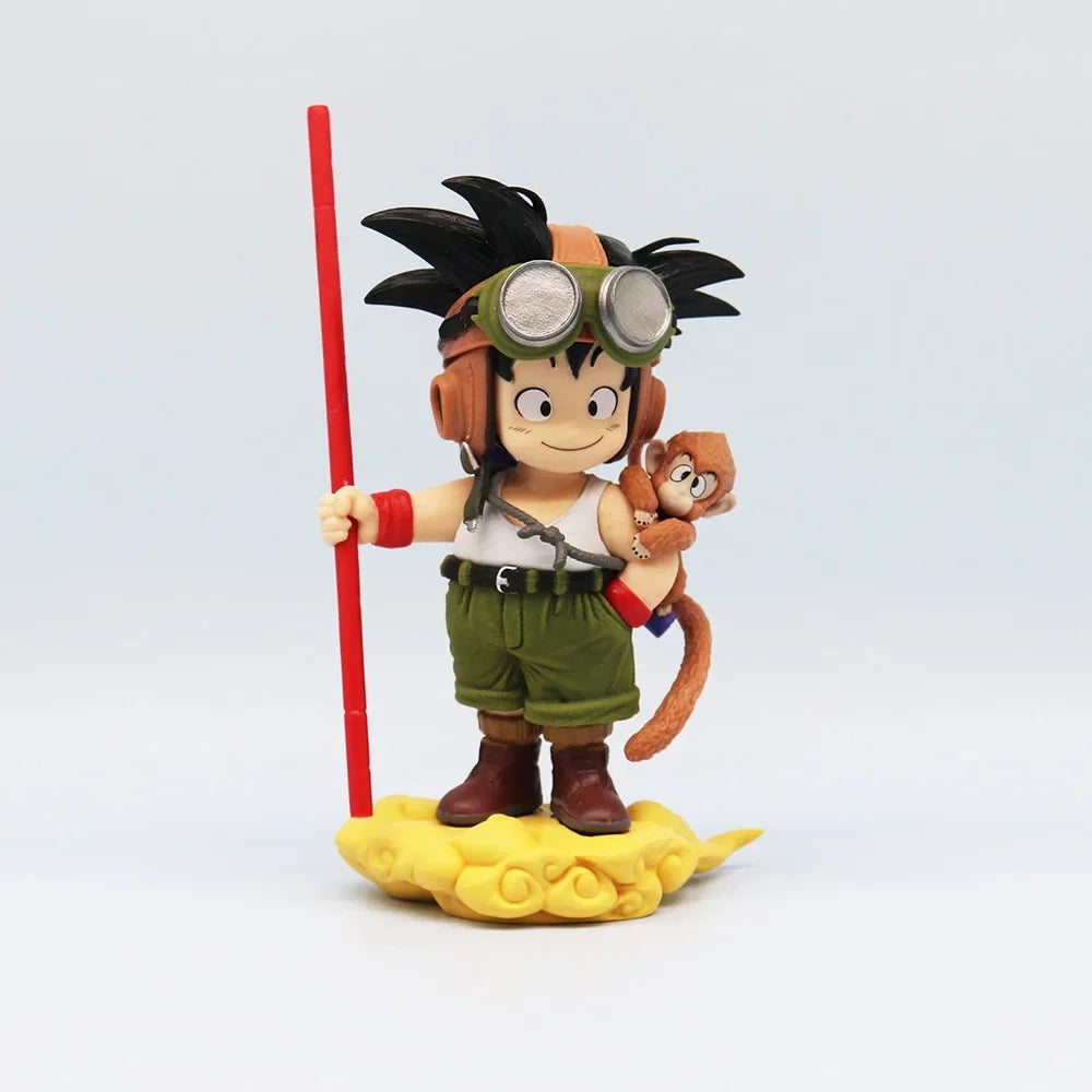 16cm Anime Dragon Ball Son Goku Figure With Monkey Kid Goku Action Figure Pvc Statue Collection Model Toys Gifts