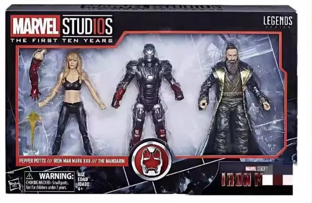 Original Marvel Legends Series PEPPER POTTS//IRON MAN MARX XXII//THE MANDARIN Actionfigur Modell Spielzeug Geschenk
