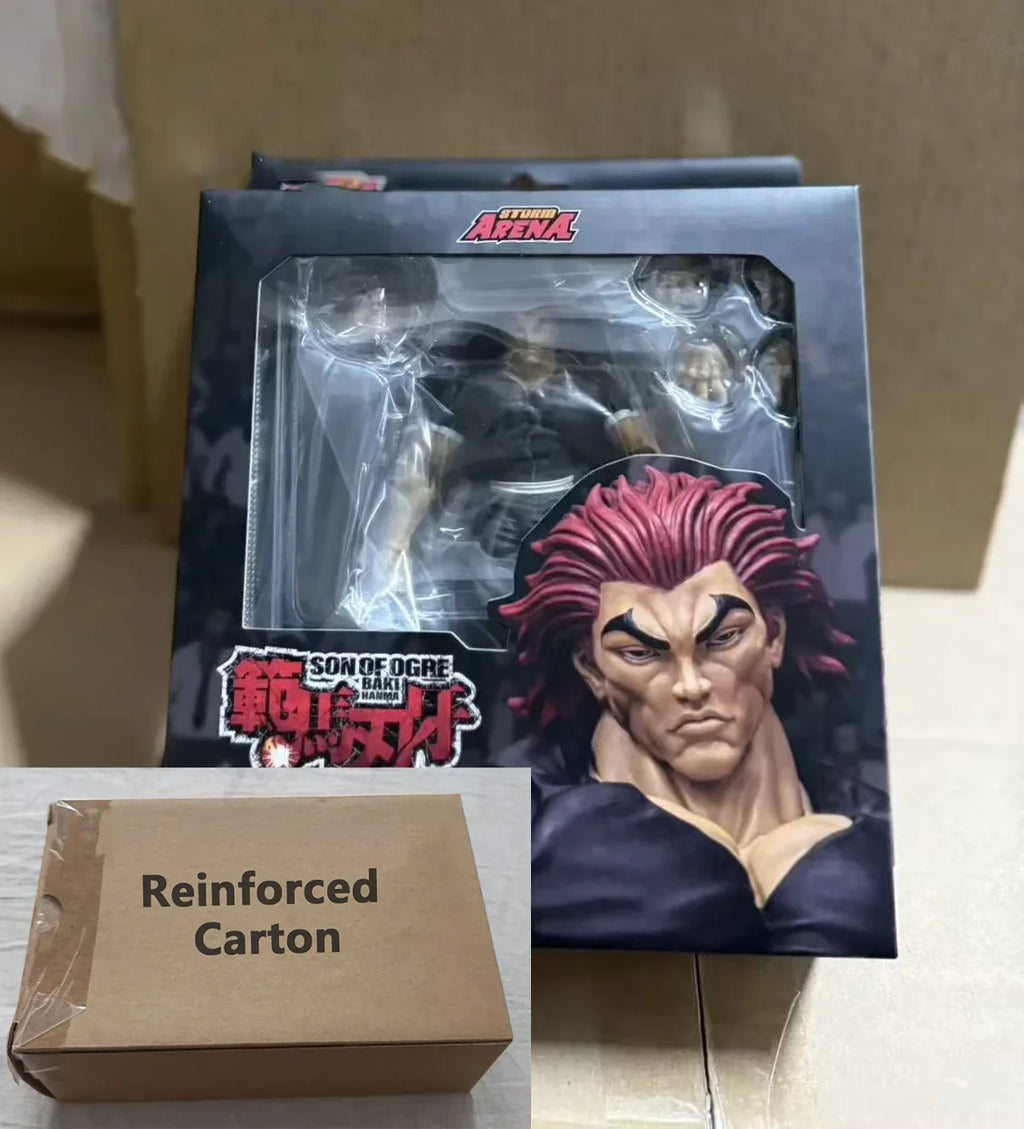 In Stock Storm Arena Hanma Yujiro Hanma 6 inches 1/12 PVC Anime Figures Model Toys Collect Storm Toys BAKI boy ST Small size