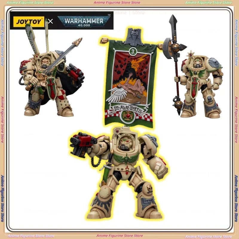 JOYTOY Dark Source Warhammer 40K Dark Angels Deathwing Knights Warriors Six Figure 9 Action Figure