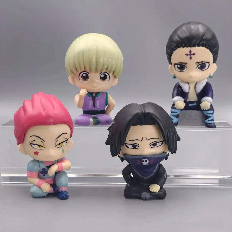Anime figure Chrollo Lucilfer Gon Freecss Figure Killua Zoldyck Kurapika Figure Hisoka Figure Feitan Mini Model Dolls Toy Gifts