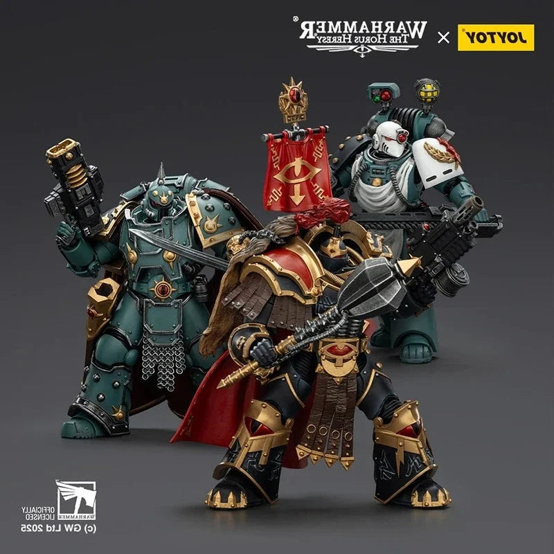 Pre-sale JOYTOY Dark Source Warhammer Sons of Horus Archon & Apothecary & Warrior 1:18 Movable Soldier Mannequin To Play
