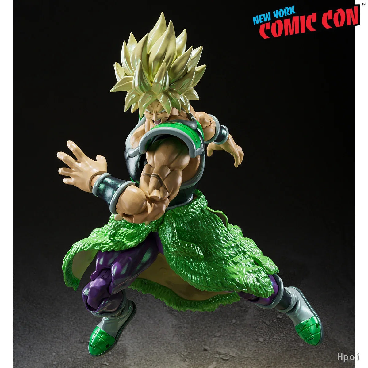 Bandai Original S.H.Figuarts Series SUPER SAIYAN BROLY -Exclusive Edition- New York Comic-Con 2022 Launches Souvenirs Toy Model